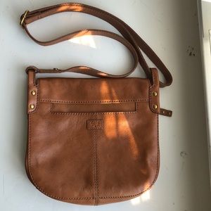Fossil cow hide leather purse